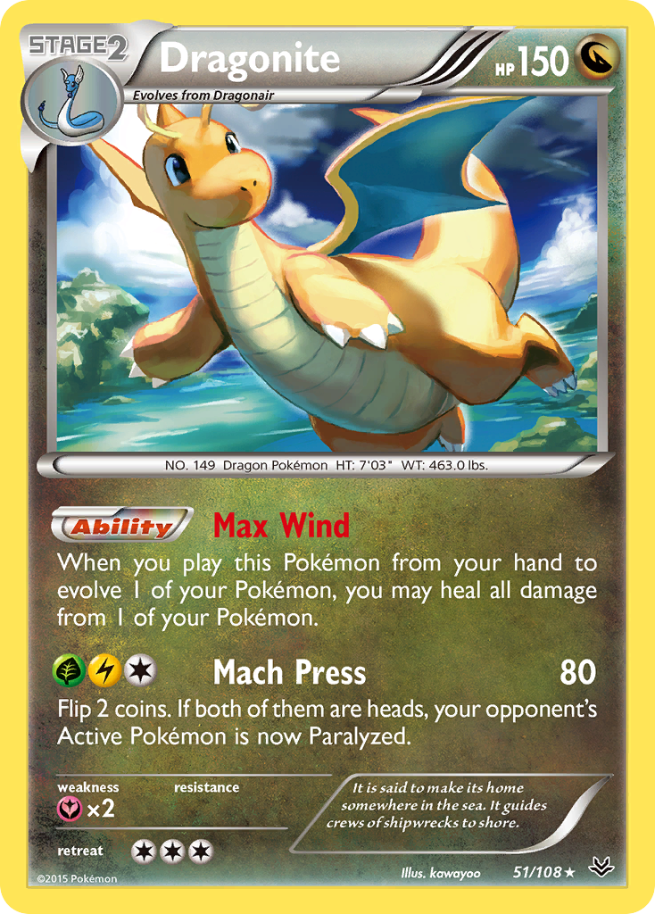 Dragonite (51/108) [XY: Roaring Skies] | Good Games Modbury