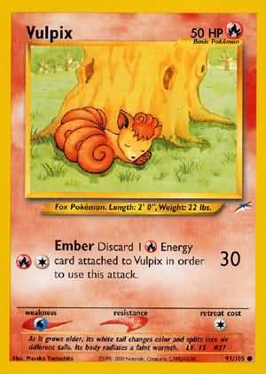 Vulpix (91/105) [Neo Destiny Unlimited] | Good Games Modbury