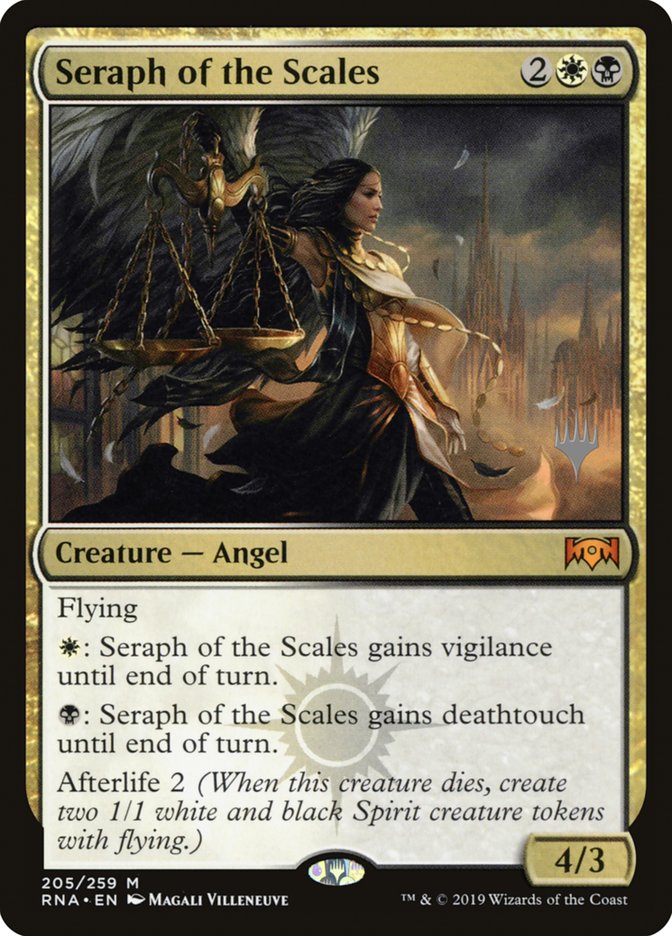 Seraph of the Scales (Promo Pack) [Ravnica Allegiance Promos] | Good Games Modbury