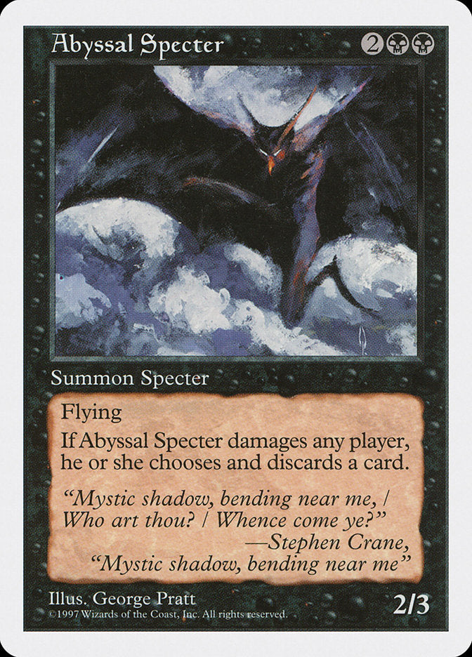 Abyssal Specter [Fifth Edition] | Good Games Modbury