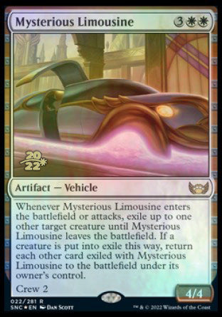 Mysterious Limousine [Streets of New Capenna Prerelease Promos] | Good Games Modbury