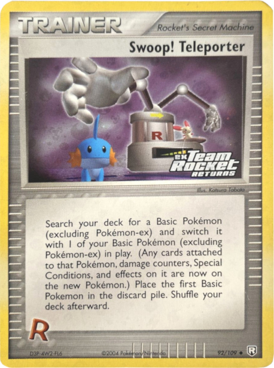 Swoop! Teleporter (92/109) (Stamped) [EX: Team Rocket Returns] | Good Games Modbury