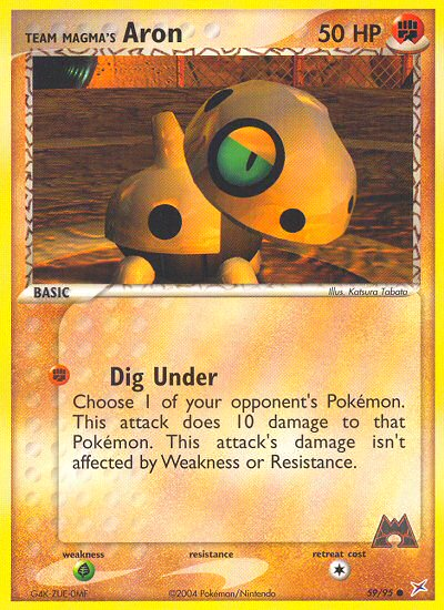 Team Magma's Aron (59/95) [EX: Team Magma vs Team Aqua] | Good Games Modbury