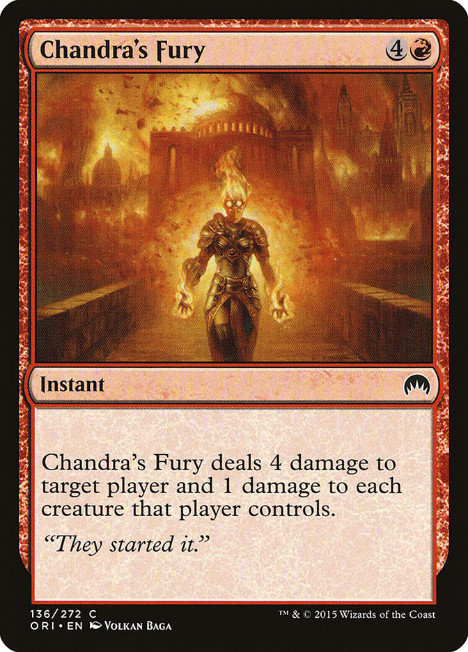 Chandra's Fury [Magic Origins] | Good Games Modbury