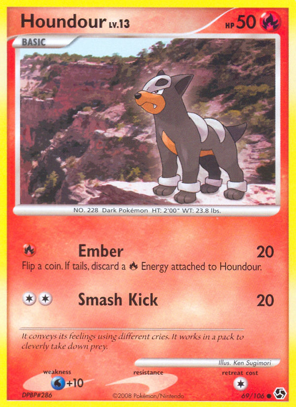 Houndour (69/106) [Diamond & Pearl: Great Encounters] | Good Games Modbury