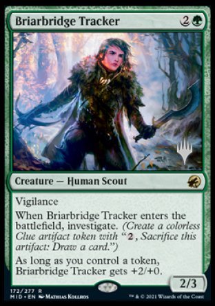 Briarbridge Tracker (Promo Pack) [Innistrad: Midnight Hunt Promos] | Good Games Modbury