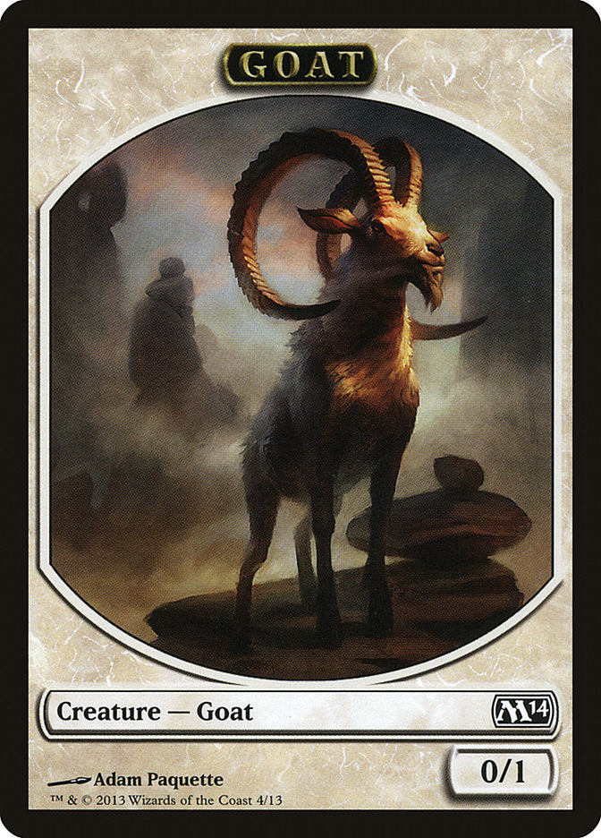 Goat Token [Magic 2014 Tokens] | Good Games Modbury