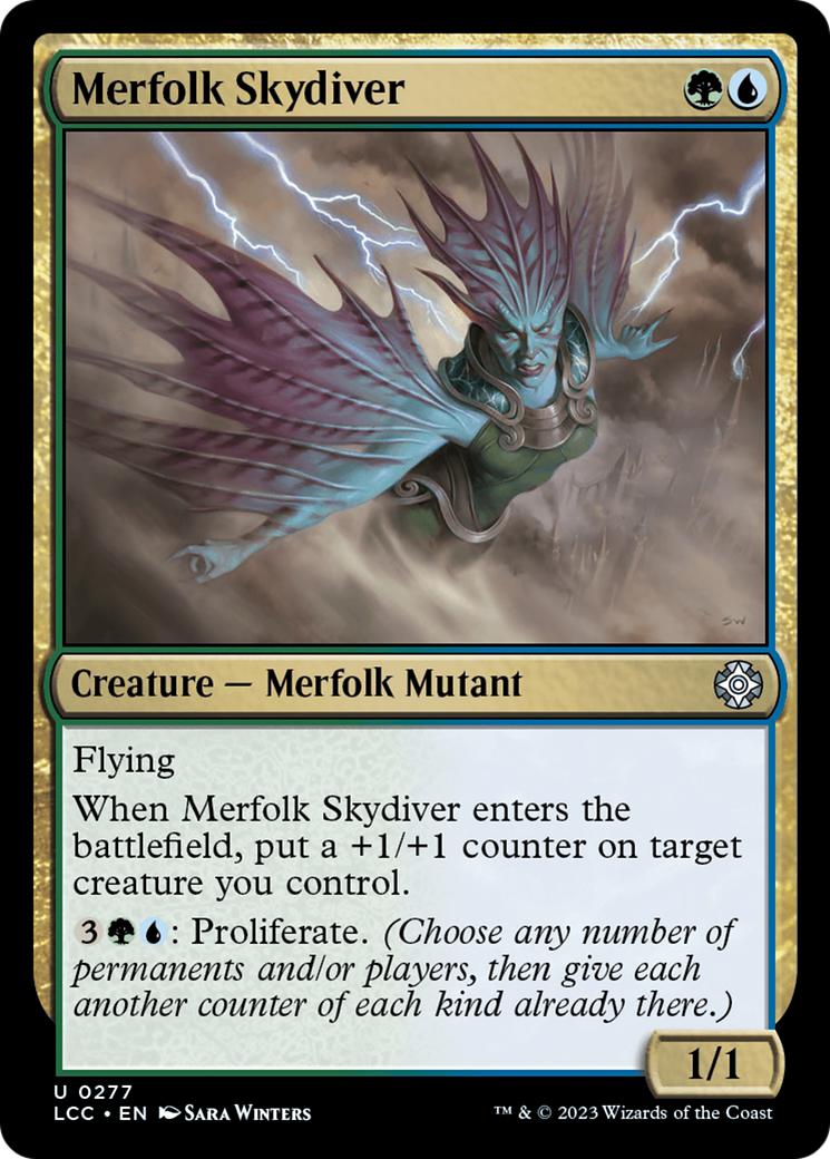 Merfolk Skydiver [The Lost Caverns of Ixalan Commander] | Good Games Modbury