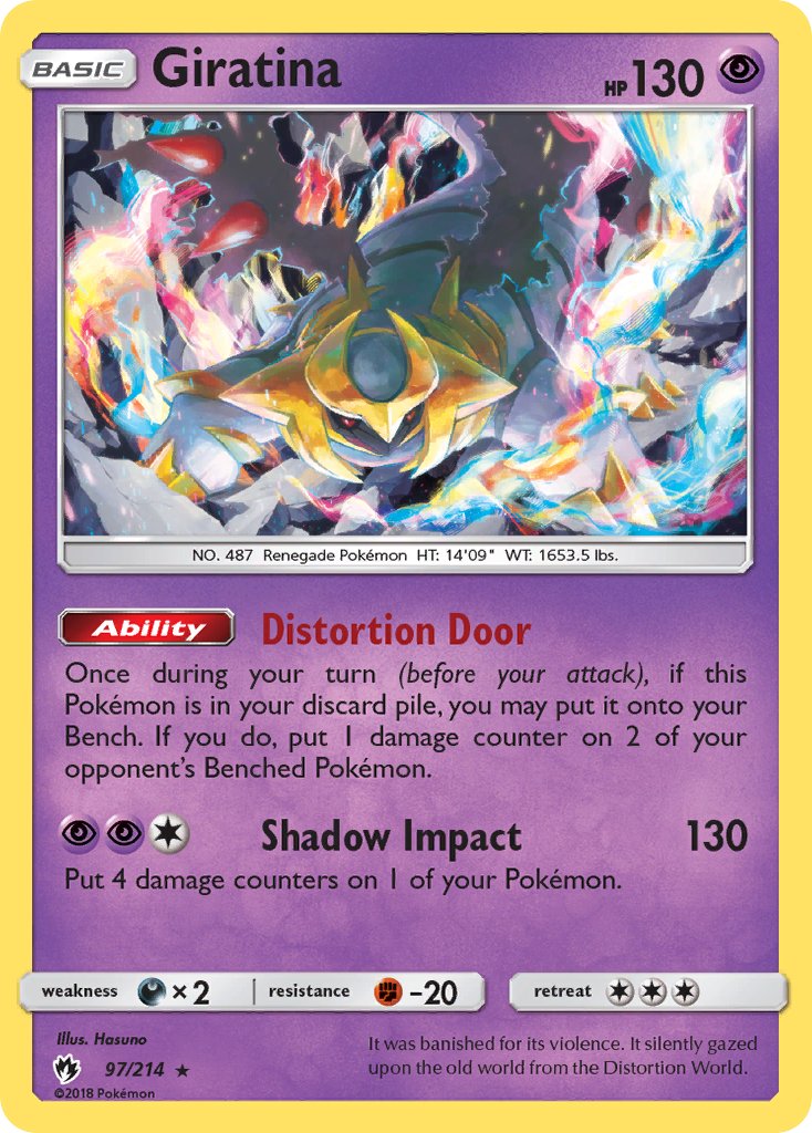 Giratina (97/214) (Theme Deck Exclusive) [Sun & Moon: Lost Thunder] | Good Games Modbury