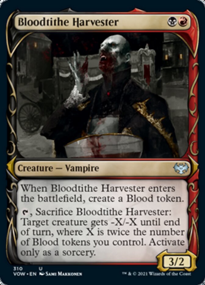 Bloodtithe Harvester (Showcase Fang Frame) [Innistrad: Crimson Vow] | Good Games Modbury