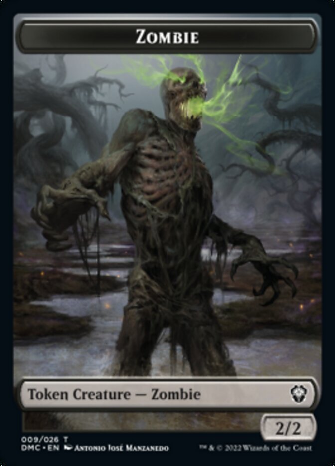 Zombie Token [Dominaria United Commander Tokens] | Good Games Modbury