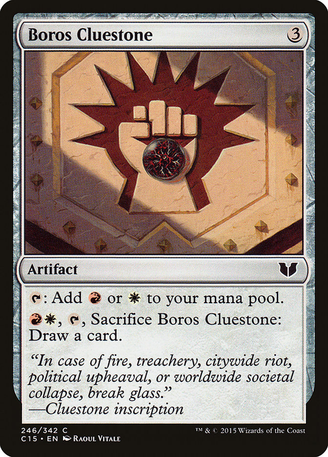 Boros Cluestone [Commander 2015] | Good Games Modbury