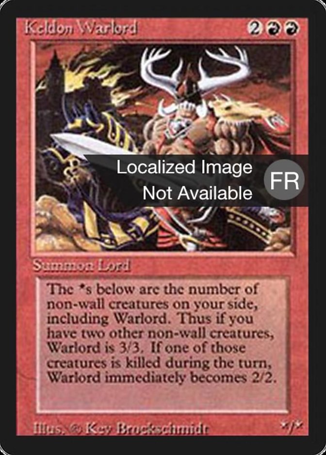 Keldon Warlord [Foreign Black Border] | Good Games Modbury