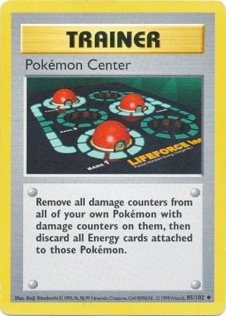 Pokemon Center (85/102) [Base Set Shadowless Unlimited] | Good Games Modbury