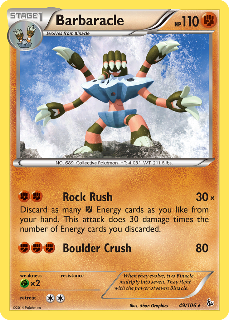 Barbaracle (49/106) [XY: Flashfire] | Good Games Modbury