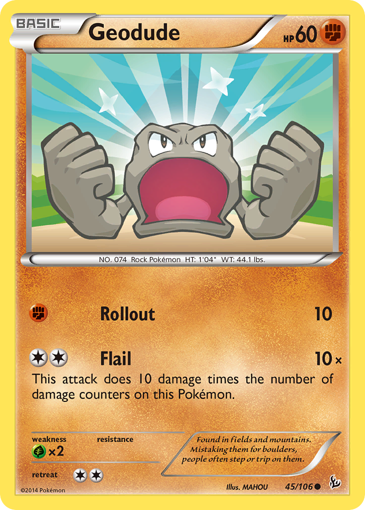 Geodude (45/106) [XY: Flashfire] | Good Games Modbury