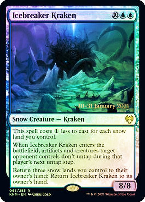 Icebreaker Kraken [Kaldheim Prerelease Promos] | Good Games Modbury