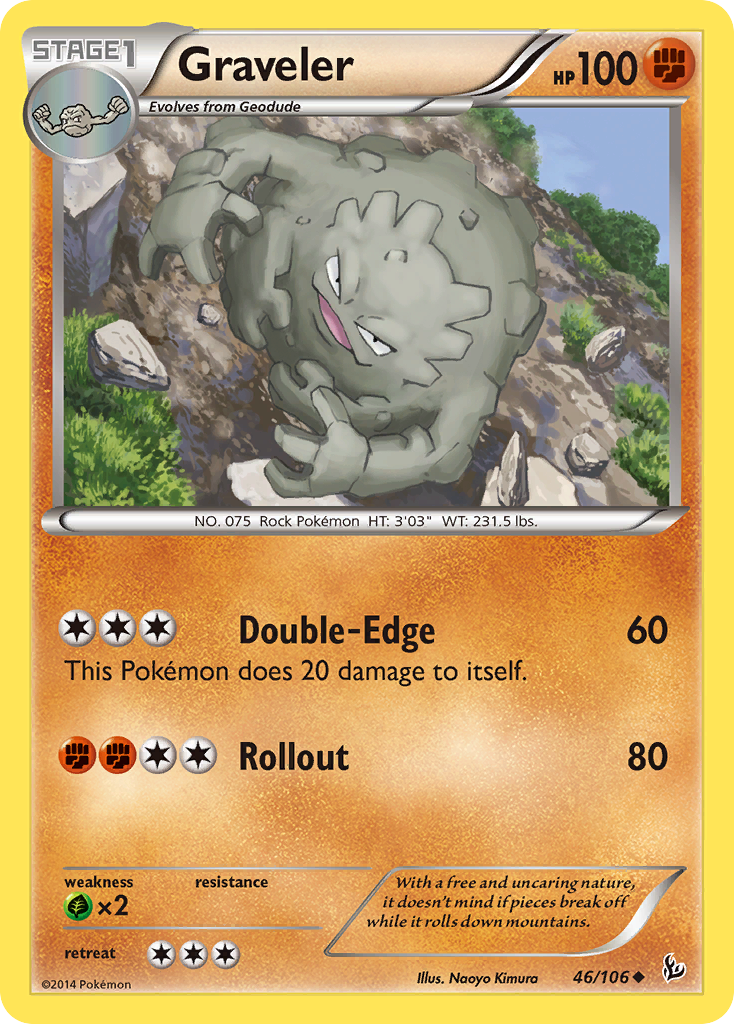 Graveler (46/106) [XY: Flashfire] | Good Games Modbury