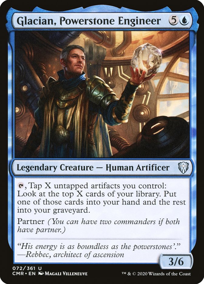 Glacian, Powerstone Engineer [Commander Legends] | Good Games Modbury