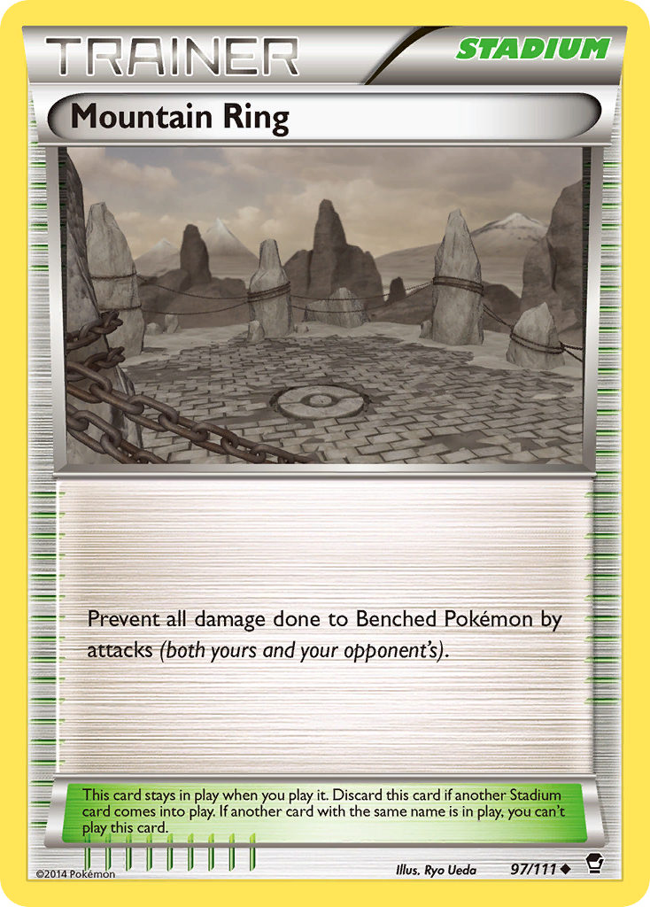 Mountain Ring (97/111) [XY: Furious Fists] | Good Games Modbury