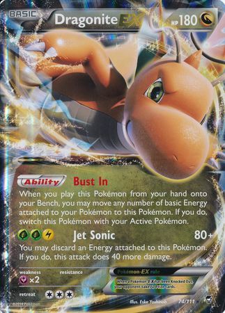 Dragonite EX (74/111) (Jumbo Card) [XY: Furious Fists] | Good Games Modbury