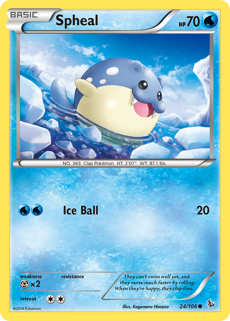 Spheal (24/106) [XY: Flashfire] | Good Games Modbury