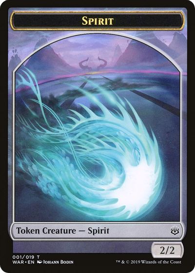 Dragon // Spirit Double-Sided Token [Challenger Decks 2020 Tokens] | Good Games Modbury