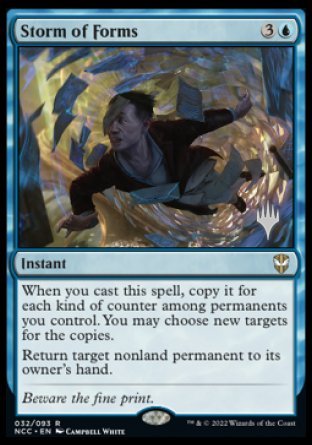 Storm of Forms (Promo Pack) [Streets of New Capenna Commander Promos] | Good Games Modbury