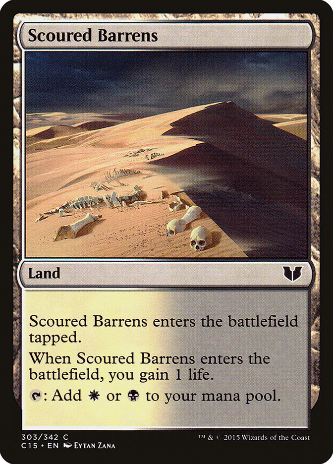 Scoured Barrens [Commander 2015] | Good Games Modbury