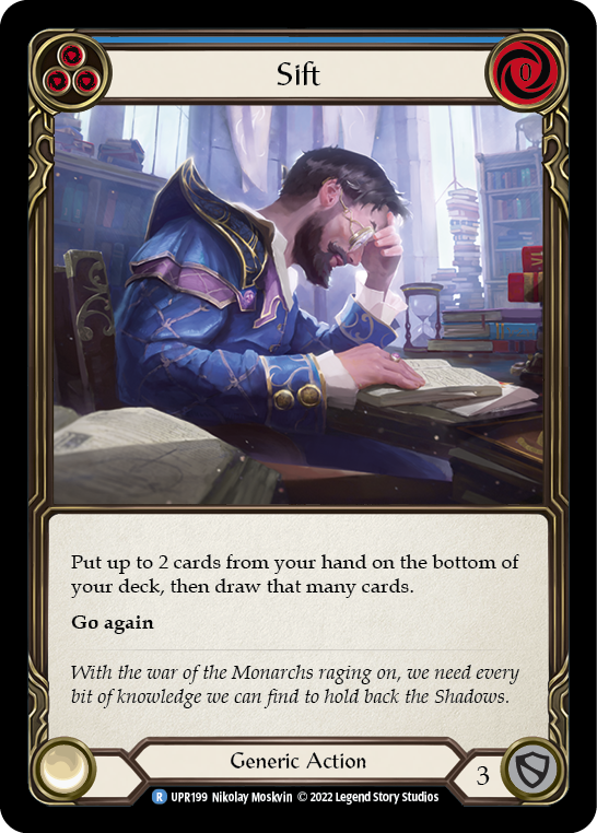 Sift (Blue) [UPR199] (Uprising)  Rainbow Foil | Good Games Modbury