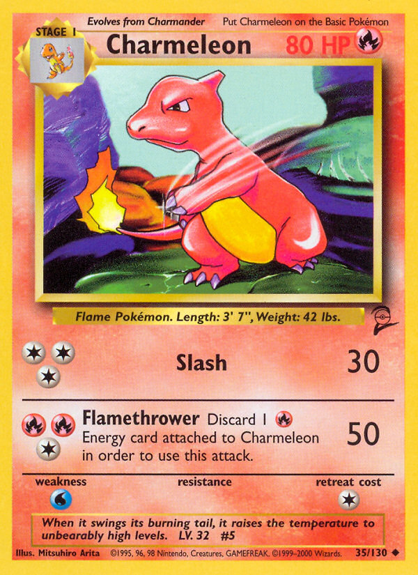 Charmeleon (35/130) [Base Set 2] | Good Games Modbury