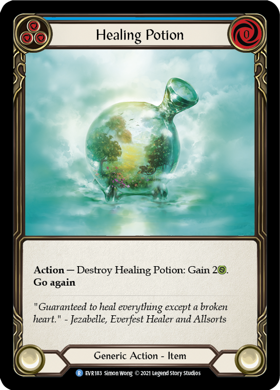 Healing Potion [EVR183] (Everfest)  1st Edition Cold Foil | Good Games Modbury