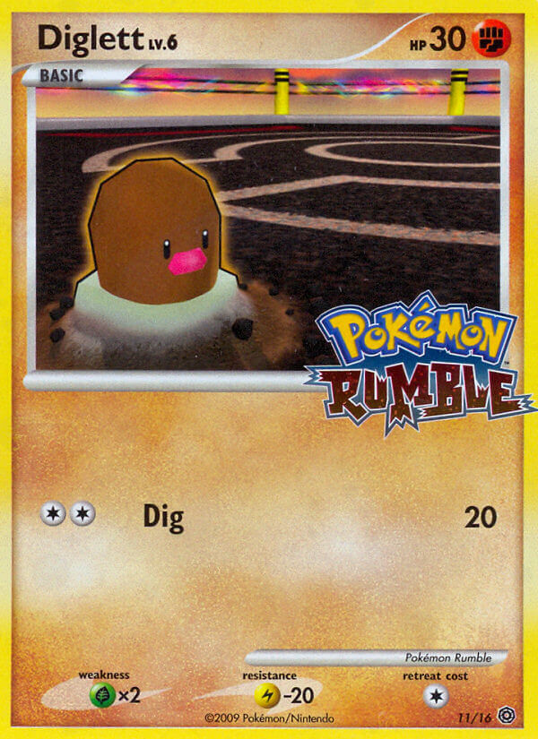 Diglett (11/16) [Pokémon Rumble] | Good Games Modbury