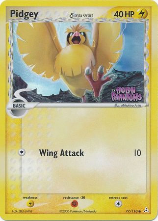 Pidgey (77/110) (Delta Species) (Stamped) [EX: Holon Phantoms] | Good Games Modbury