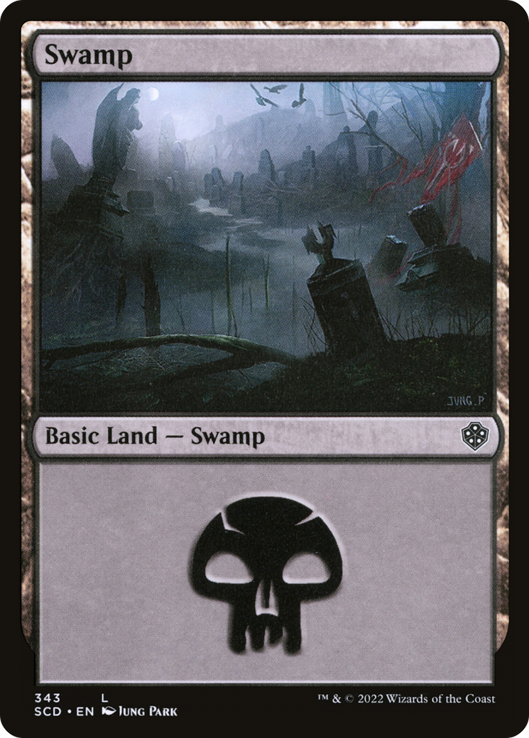 Swamp (343) [Starter Commander Decks] | Good Games Modbury