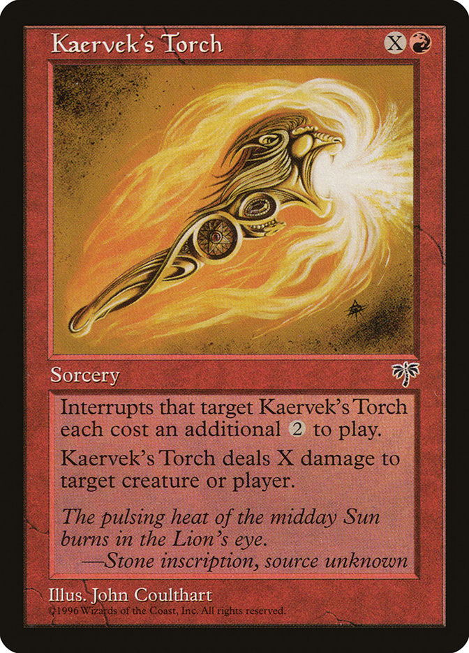 Kaervek's Torch [Mirage] | Good Games Modbury