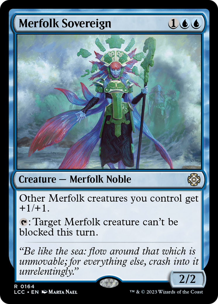 Merfolk Sovereign [The Lost Caverns of Ixalan Commander] | Good Games Modbury