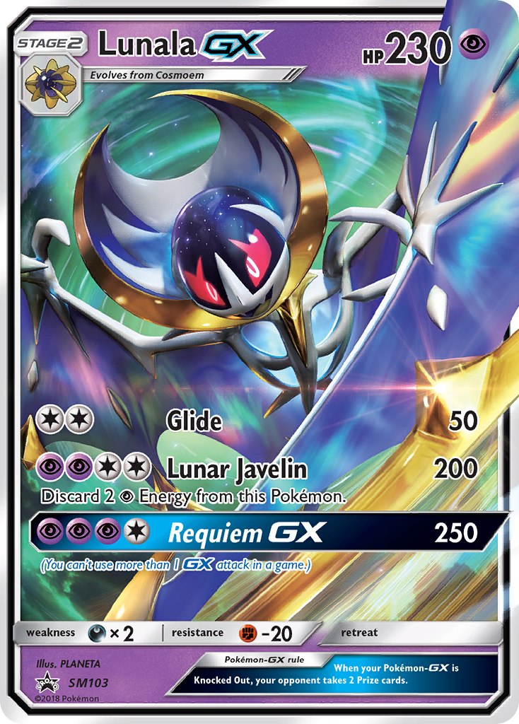 Lunala GX (SM103) [Sun & Moon: Black Star Promos] | Good Games Modbury