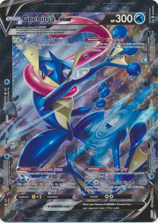 Greninja V-Union (Jumbo Card) [Sword & Shield: Black Star Promos] | Good Games Modbury