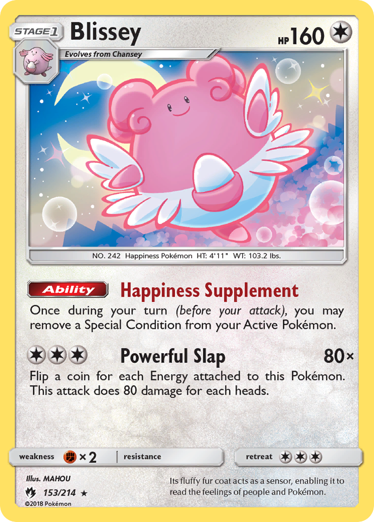 Blissey (153/214) [Sun & Moon: Lost Thunder] | Good Games Modbury