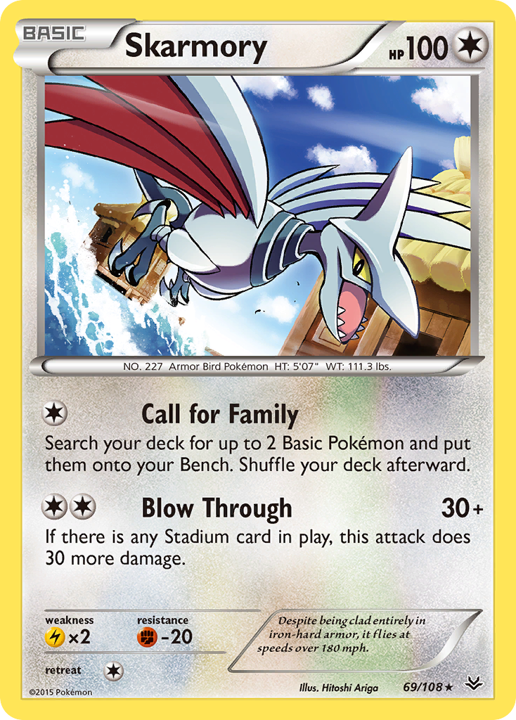 Skarmory (69/108) [XY: Roaring Skies] | Good Games Modbury