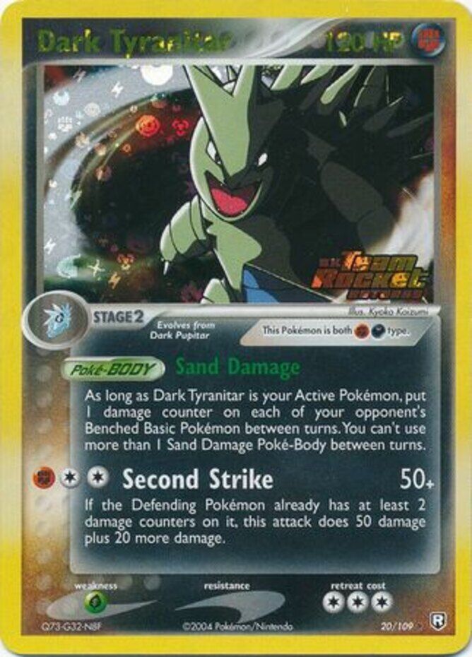 Dark Tyranitar (20/109) (Stamped) [EX: Team Rocket Returns] | Good Games Modbury