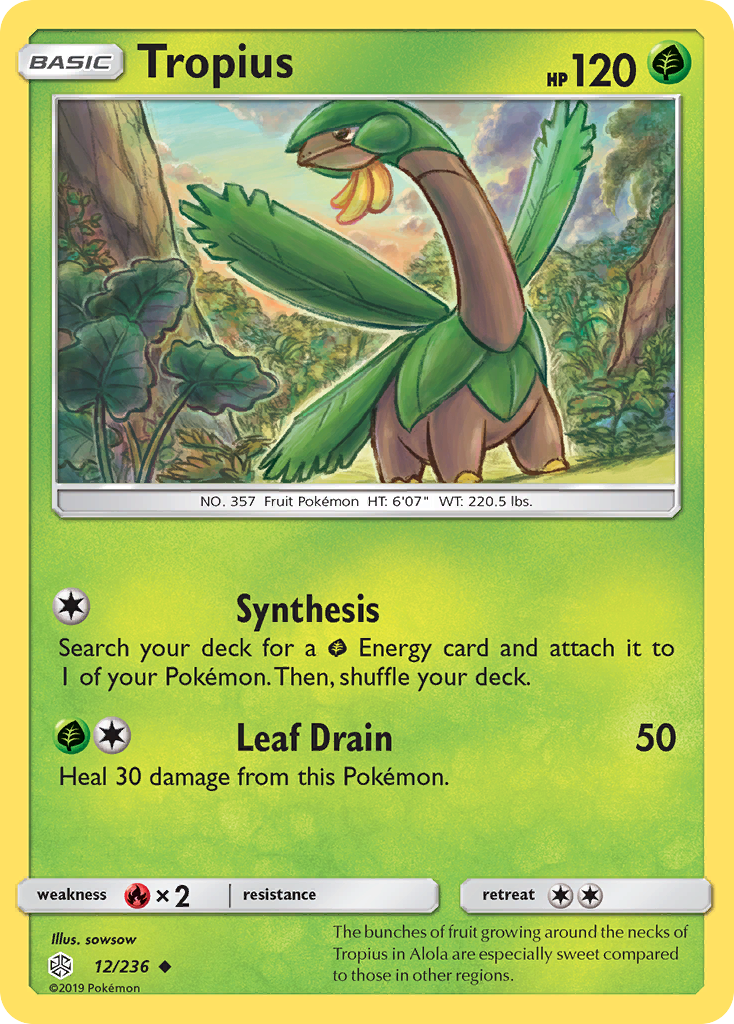 Tropius (12/236) [Sun & Moon: Cosmic Eclipse] | Good Games Modbury