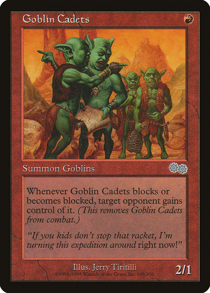 Goblin Cadets [Urza's Saga] | Good Games Modbury