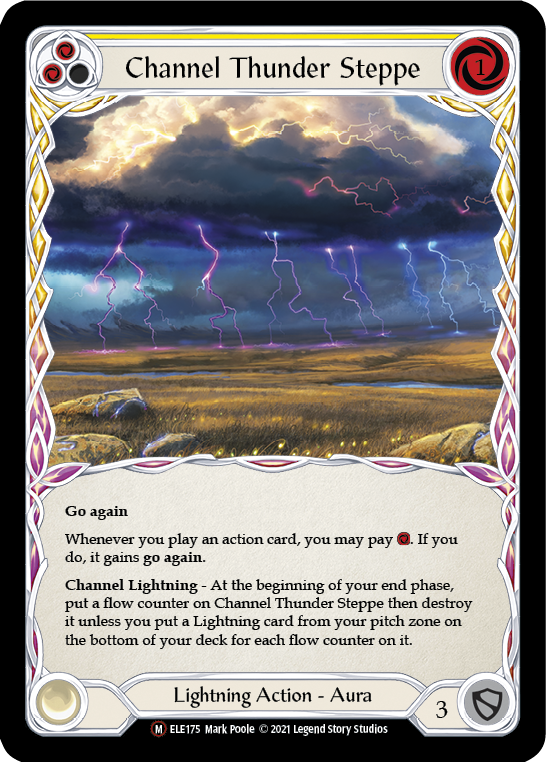 Channel Thunder Steppe [U-ELE175] (Tales of Aria Unlimited)  Unlimited Normal | Good Games Modbury