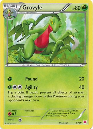 Grovyle (27/30) [XY: Trainer Kit 2 - Latias] | Good Games Modbury