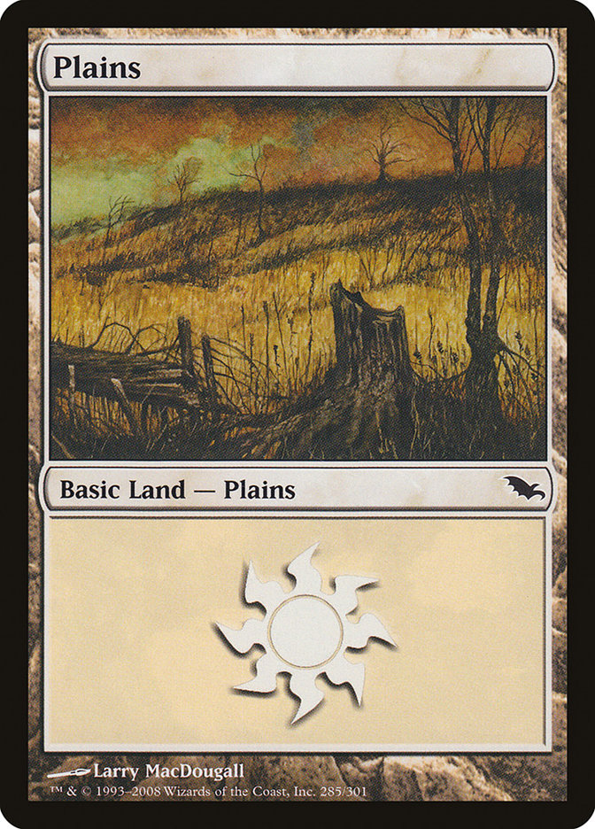 Plains (285) [Shadowmoor] | Good Games Modbury