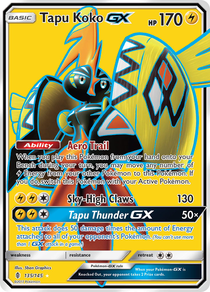 Tapu Koko GX (135/145) [Sun & Moon: Guardians Rising] | Good Games Modbury