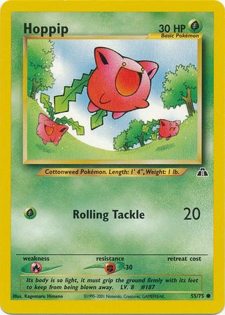 Hoppip (55/75) [Neo Discovery Unlimited] | Good Games Modbury