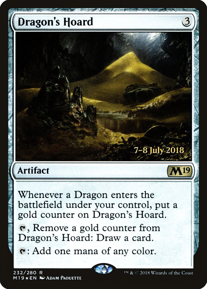 Dragon's Hoard [Core Set 2019 Prerelease Promos] | Good Games Modbury